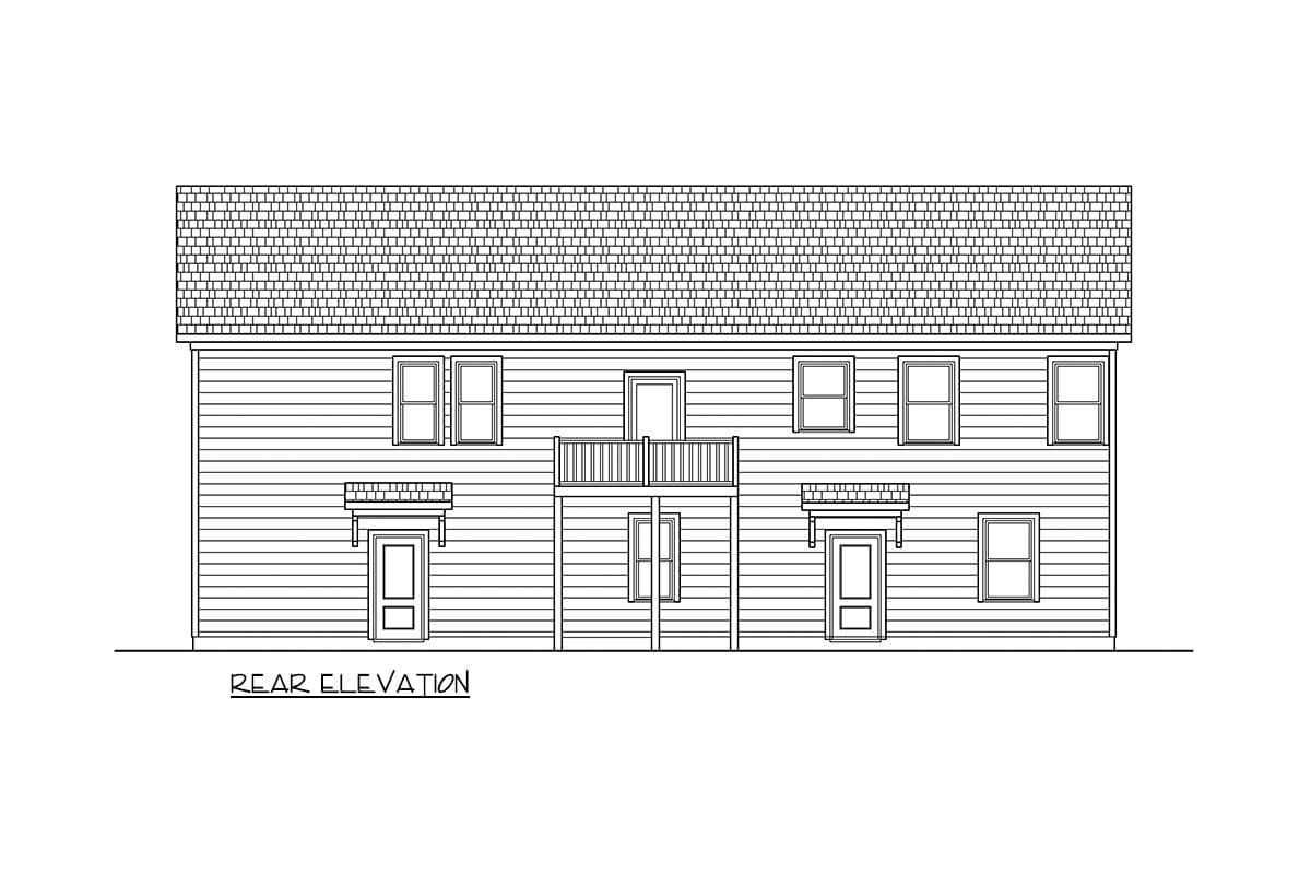 Plan 360125DK: Charming Carriage House Plan with Two Bedrooms and Four Car Garage - Image #3 - Carriage, Craftsman, Farmhouse, New American