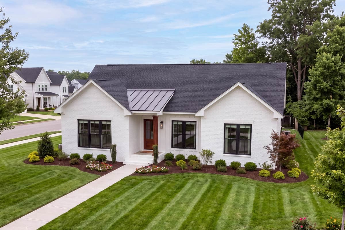 Plan 52058HZ: Charming Modern Farmhouse House Plan with Three Bedrooms and Open Layout - Image #4 - Country, Farmhouse, Modern Farmhouse, Traditional