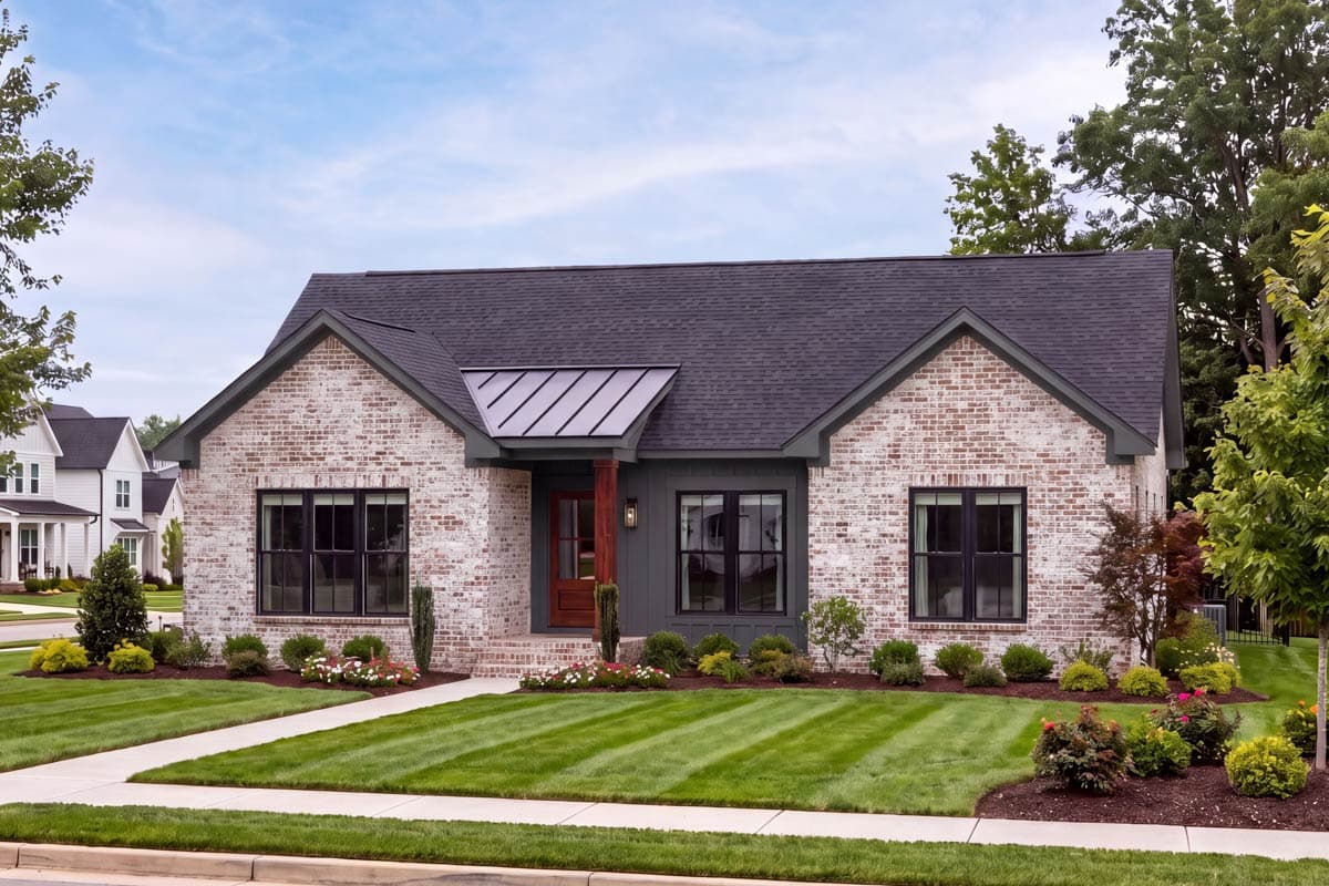 Plan 52058HZ: Charming Modern Farmhouse House Plan with Three Bedrooms and Open Layout - Image #3 - Country, Farmhouse, Modern Farmhouse, Traditional