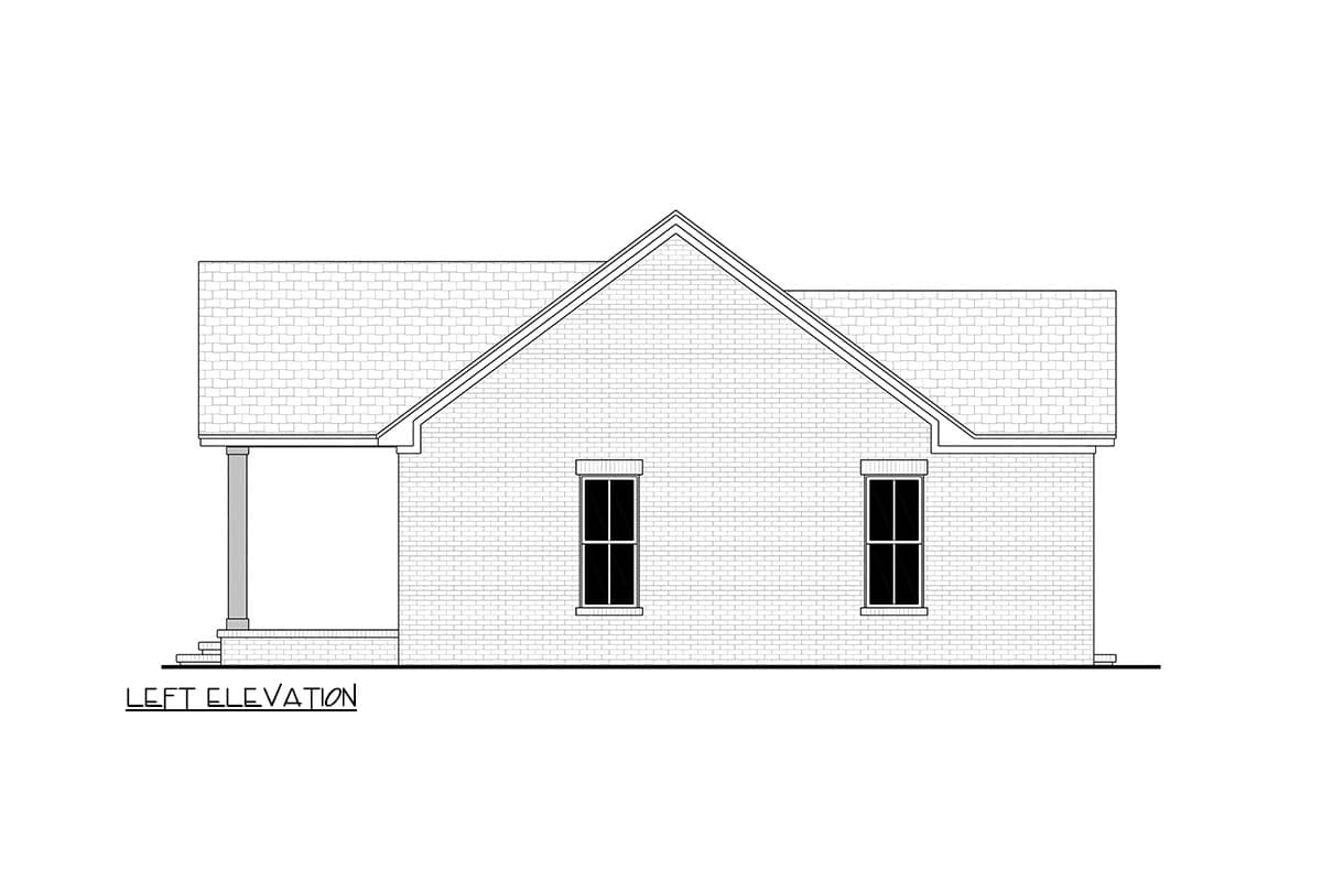 Plan 52058HZ: Charming Modern Farmhouse House Plan with Three Bedrooms and Open Layout - Image #12 - Country, Farmhouse, Modern Farmhouse, Traditional