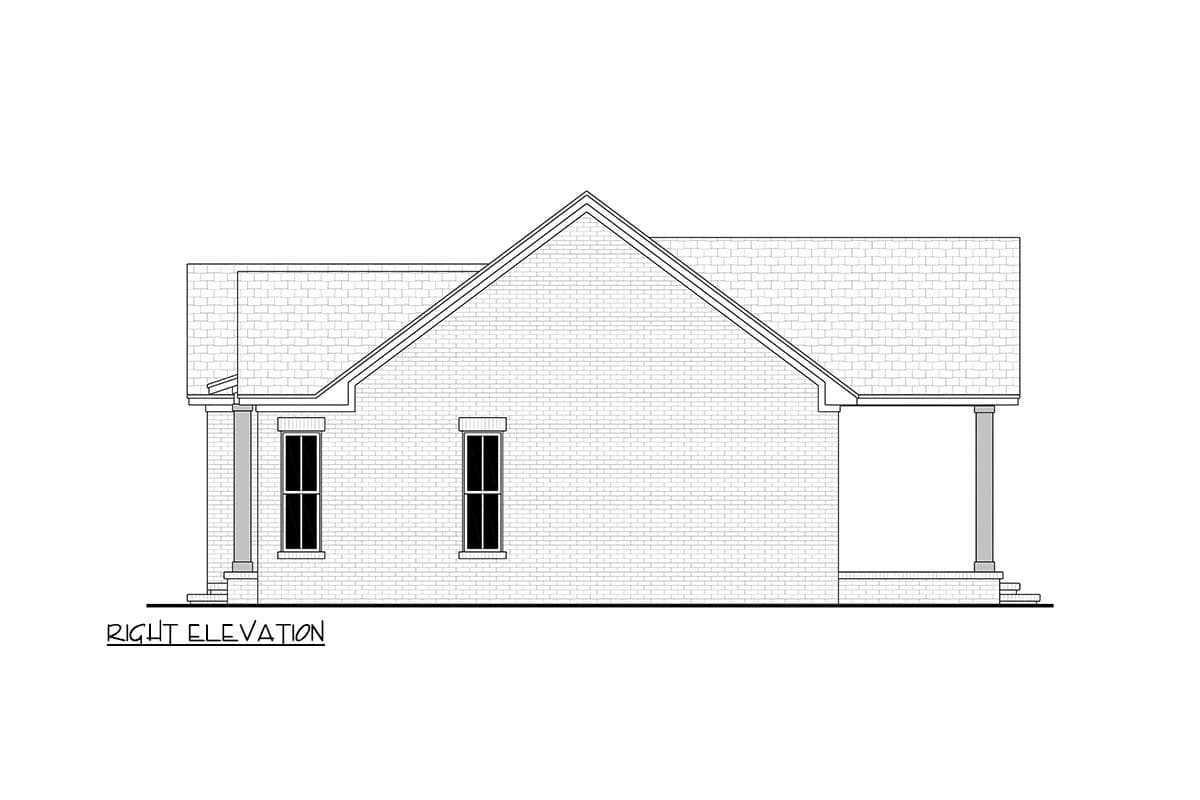 Plan 52058HZ: Charming Modern Farmhouse House Plan with Three Bedrooms and Open Layout - Image #14 - Country, Farmhouse, Modern Farmhouse, Traditional