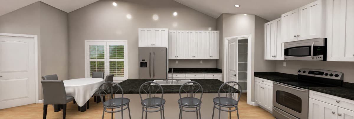 Plan 61768UT: Traditional House Plan with 2 Bedrooms and Garage - Image #12 - Traditional