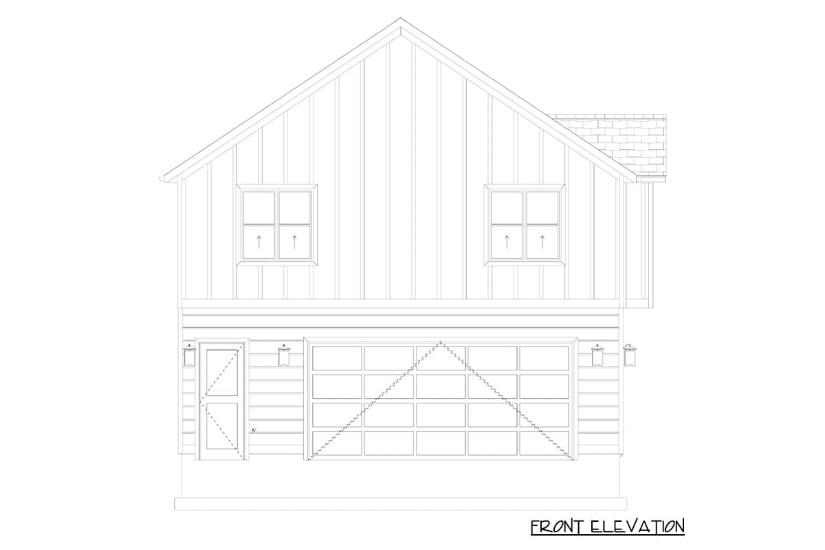 Plan 61768UT: Traditional House Plan with 2 Bedrooms and Garage - Image #14 - Traditional