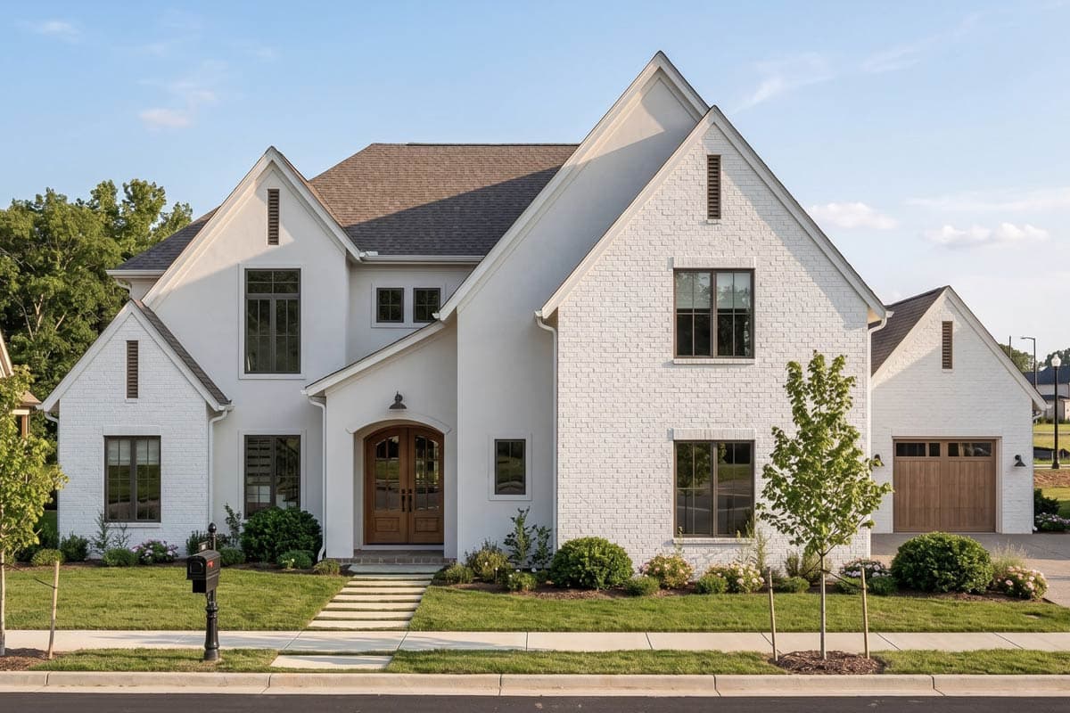 Plan image - 623669DJ:European Inspired Luxury House Plan with 5 Bedrooms and 3-Car Garage