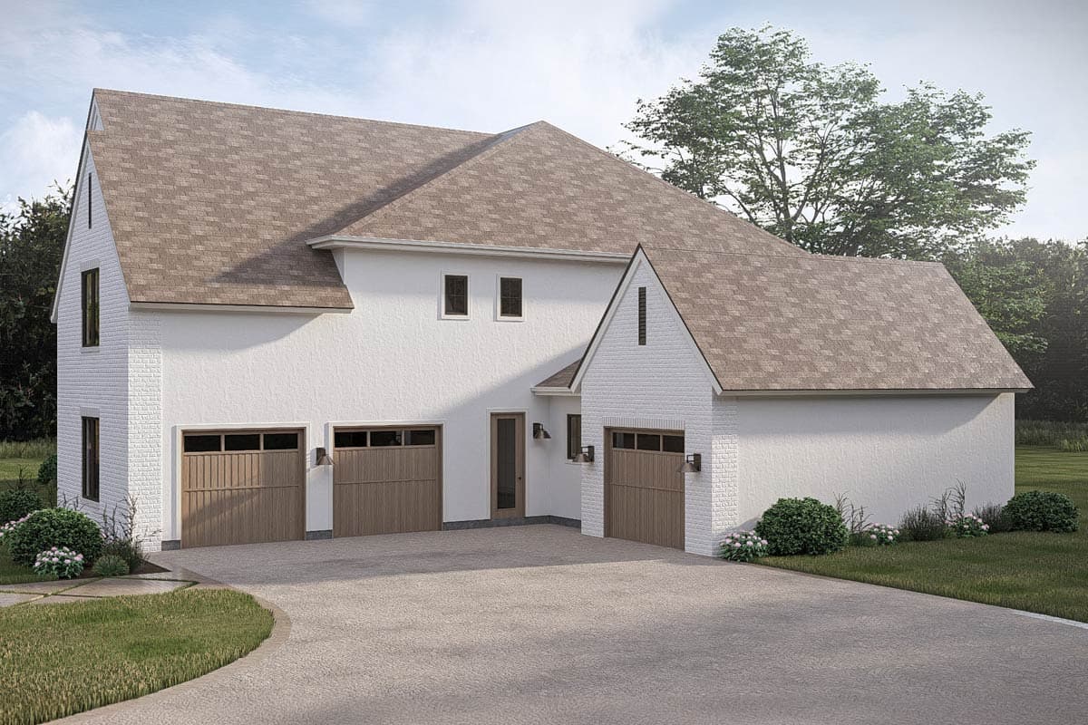 Plan 623669DJ: European Inspired Luxury House Plan with 5 Bedrooms and 3-Car Garage - Image #6 - European, Traditional