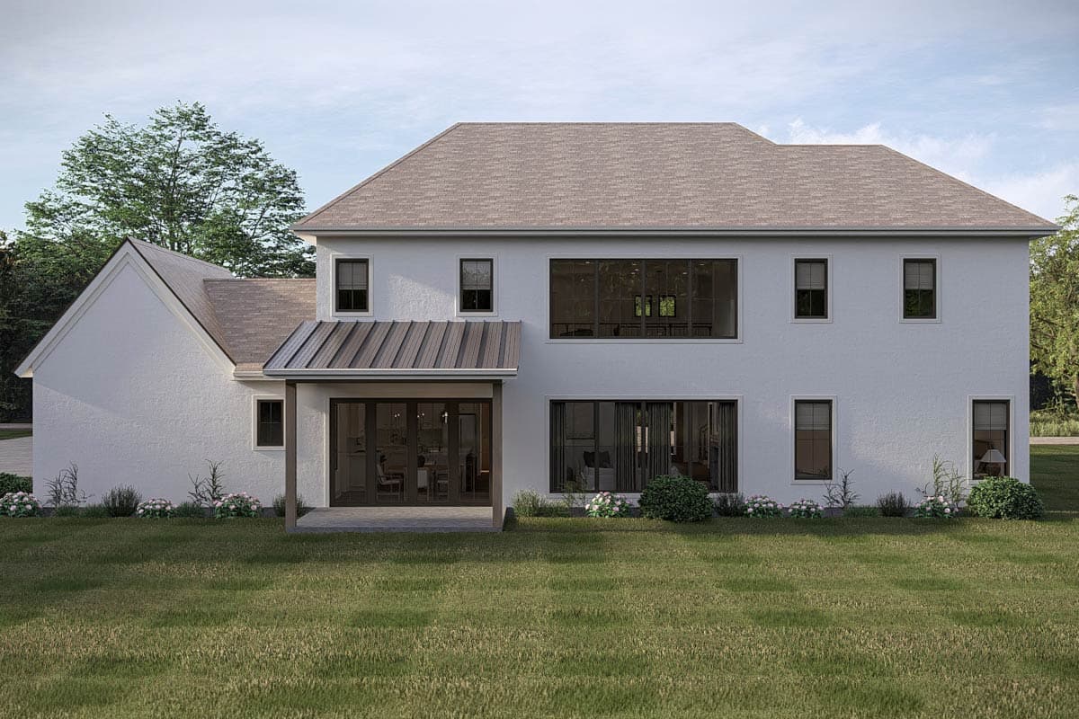 Plan 623669DJ: European Inspired Luxury House Plan with 5 Bedrooms and 3-Car Garage - Image #8 - European, Traditional