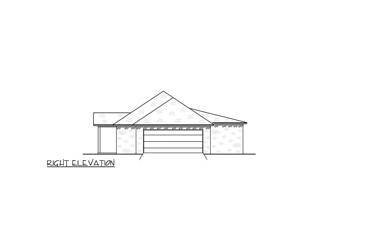 Plan 83973JW: Southern Ranch House Plan with Two Bedrooms and Two-Car Garage - Image #7 - Ranch, Southern, Traditional