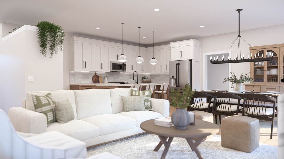 Plan 623670DJ: Modern Farmhouse House Plan with 3 Bedrooms and 3-Car Garage - Image #10 - Modern Farmhouse, New American