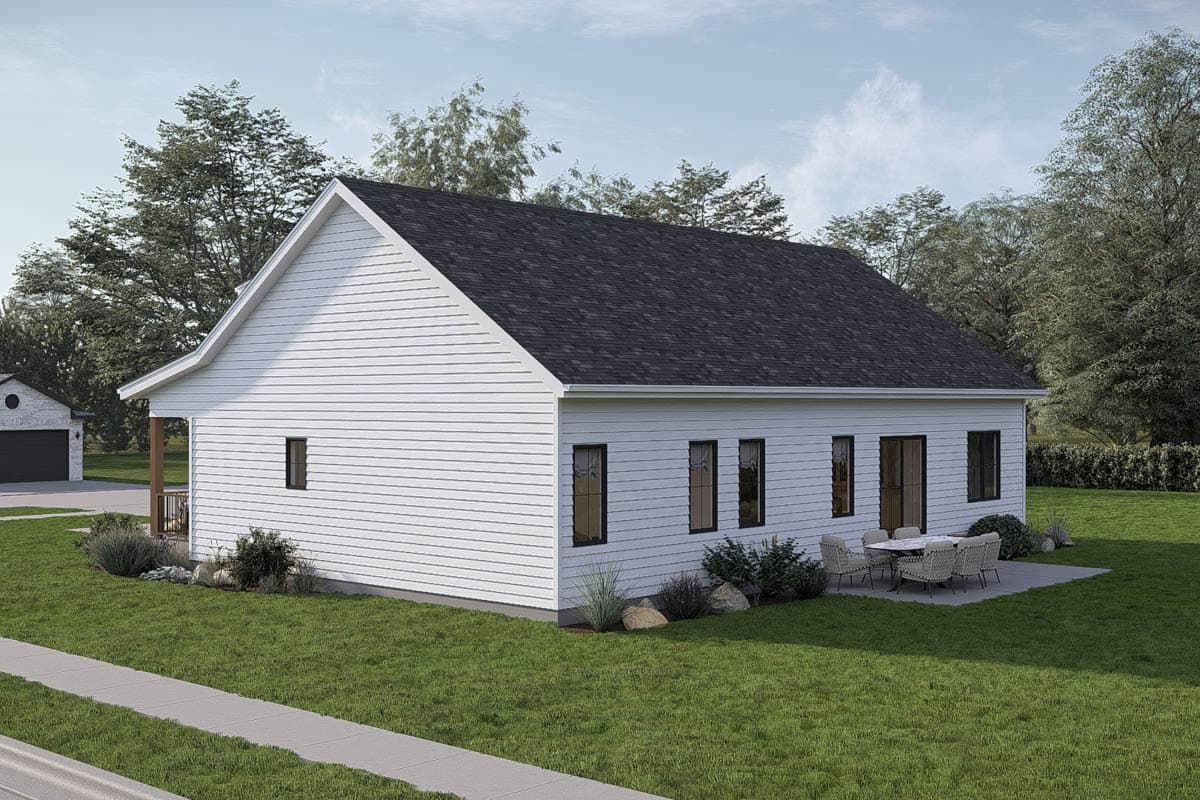 Plan 623670DJ: Modern Farmhouse House Plan with 3 Bedrooms and 3-Car Garage - Image #7 - Modern Farmhouse, New American
