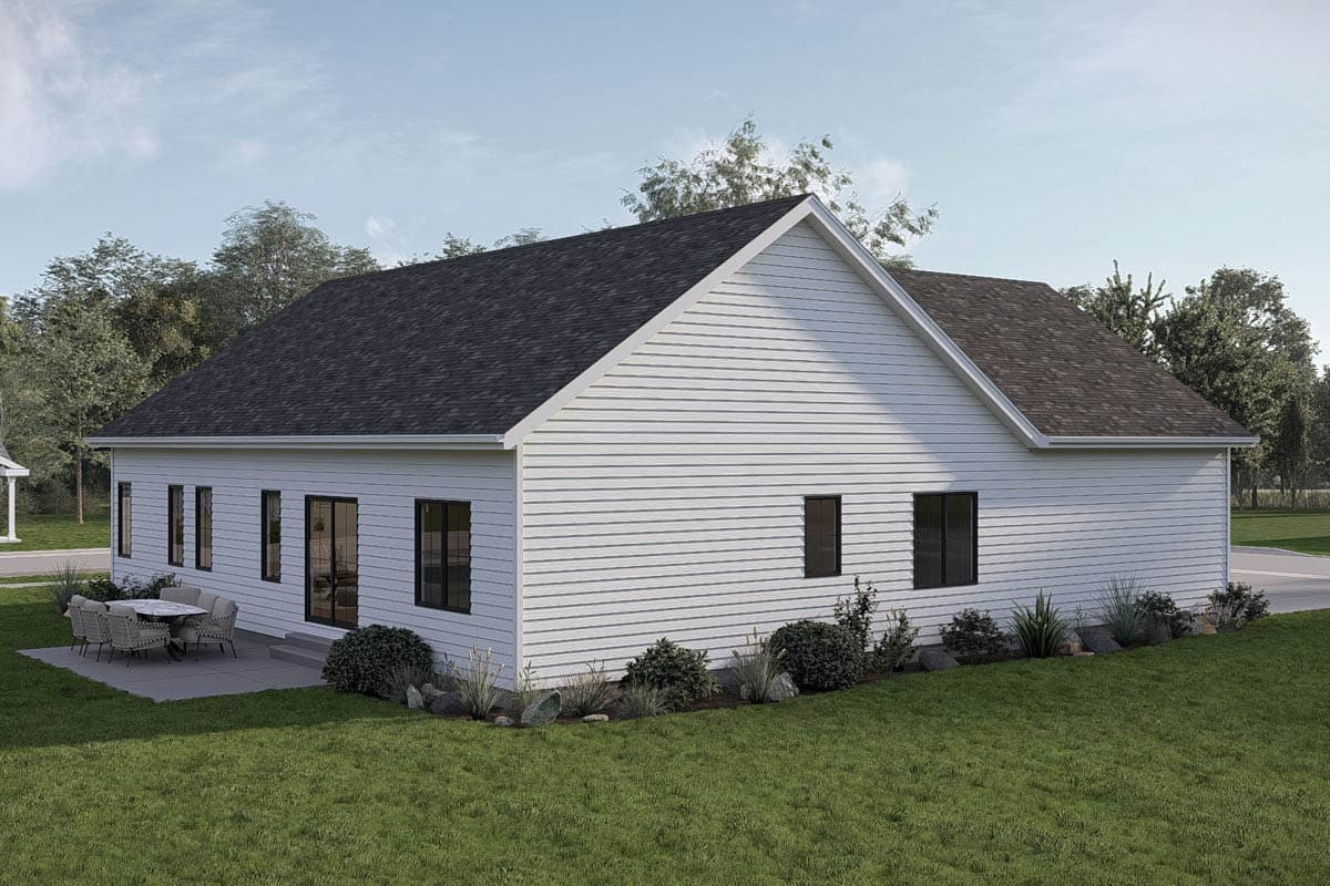 Plan 623670DJ: Modern Farmhouse House Plan with 3 Bedrooms and 3-Car Garage - Image #5 - Modern Farmhouse, New American