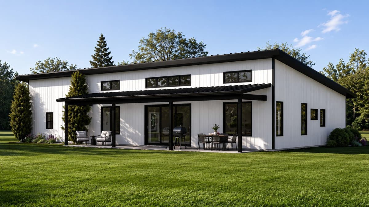 Plan 135471GRA: Modern Ranch House Plan with 3 Bedrooms and 1680 Square Feet - Image #4 - Contemporary, Country, Craftsman, Modern, Ranch