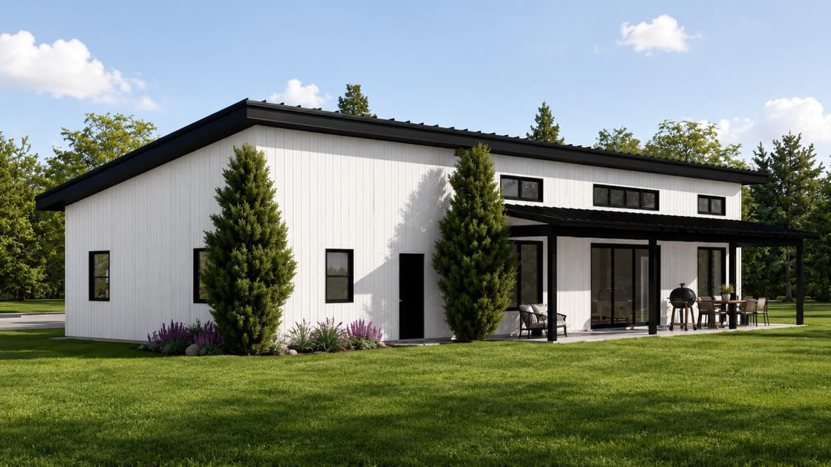 Plan 135471GRA: Modern Ranch House Plan with 3 Bedrooms and 1680 Square Feet - Image #3 - Contemporary, Country, Craftsman, Modern, Ranch