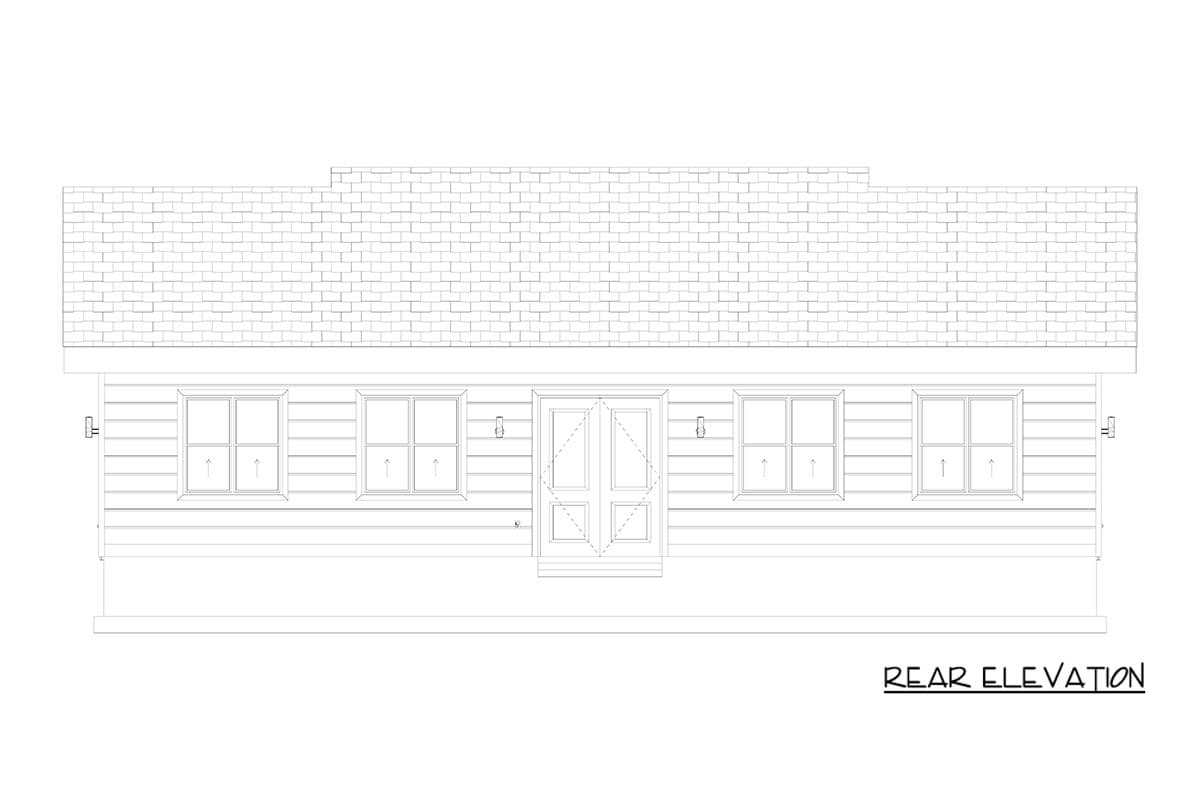 Plan 61769UT: Contemporary Four Car Detached Garage House Plan with Spacious Workshop - Image #12 - Contemporary, Modern