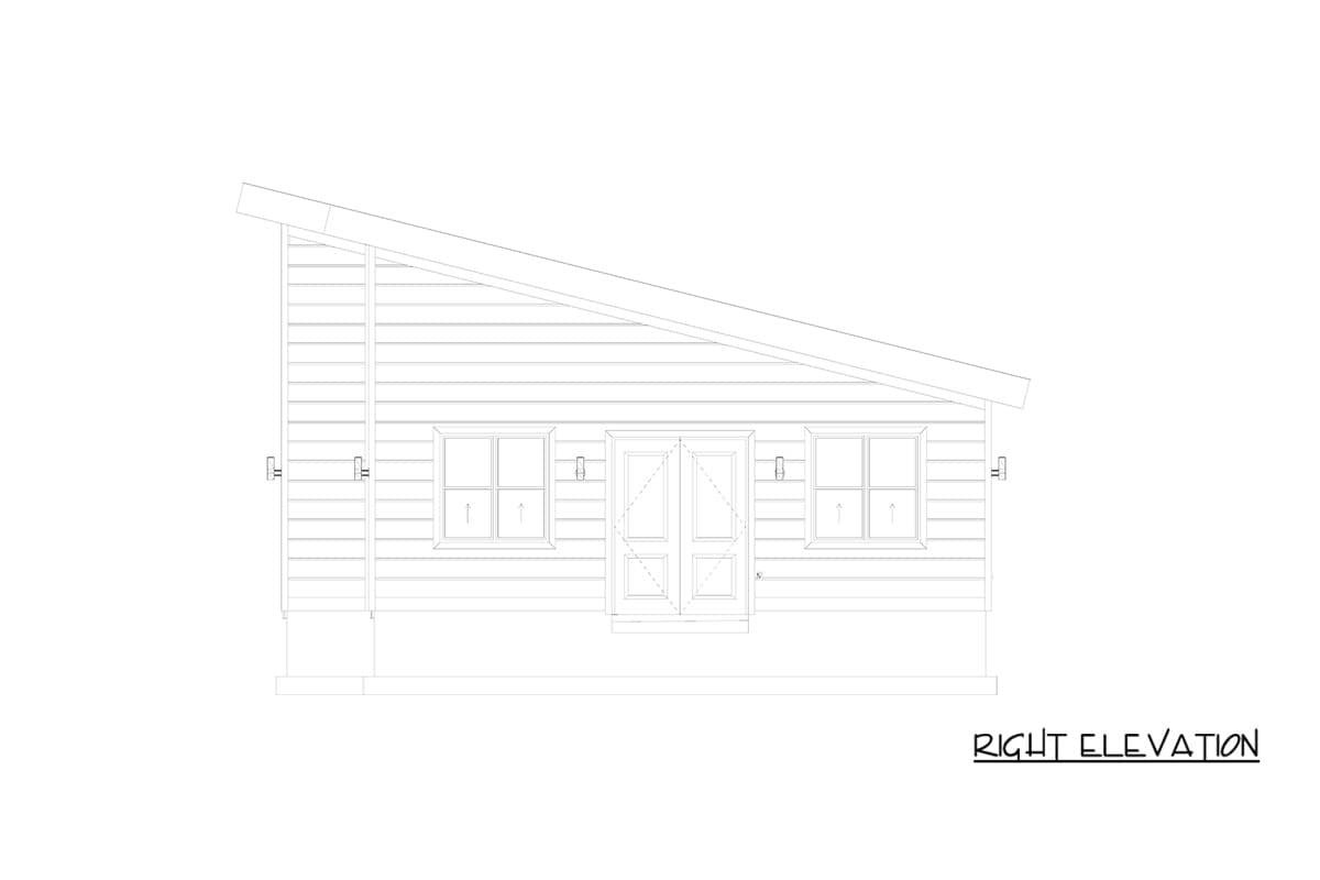 Plan 61769UT: Contemporary Four Car Detached Garage House Plan with Spacious Workshop - Image #13 - Contemporary, Modern