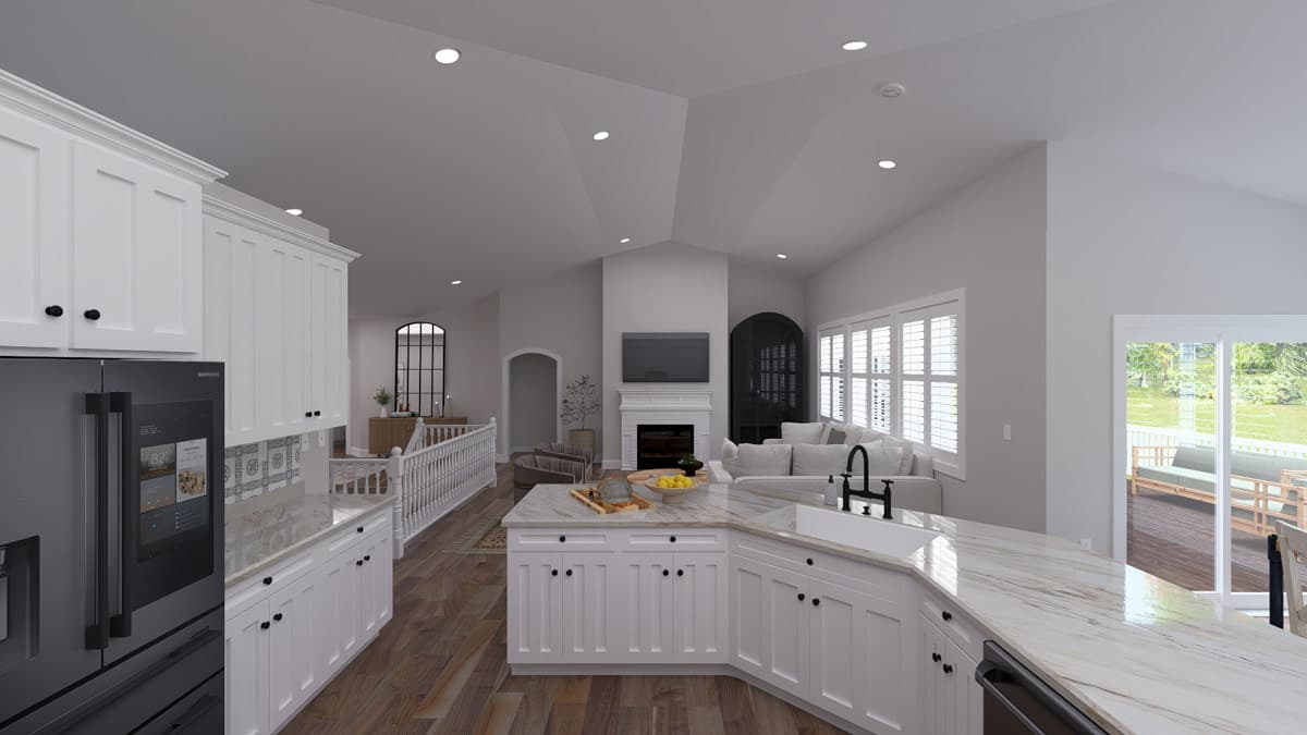 Plan 61771UT: Craftsman Style House Plan with Two Bedrooms and Three Car Garage - Image #14 - Craftsman, Traditional