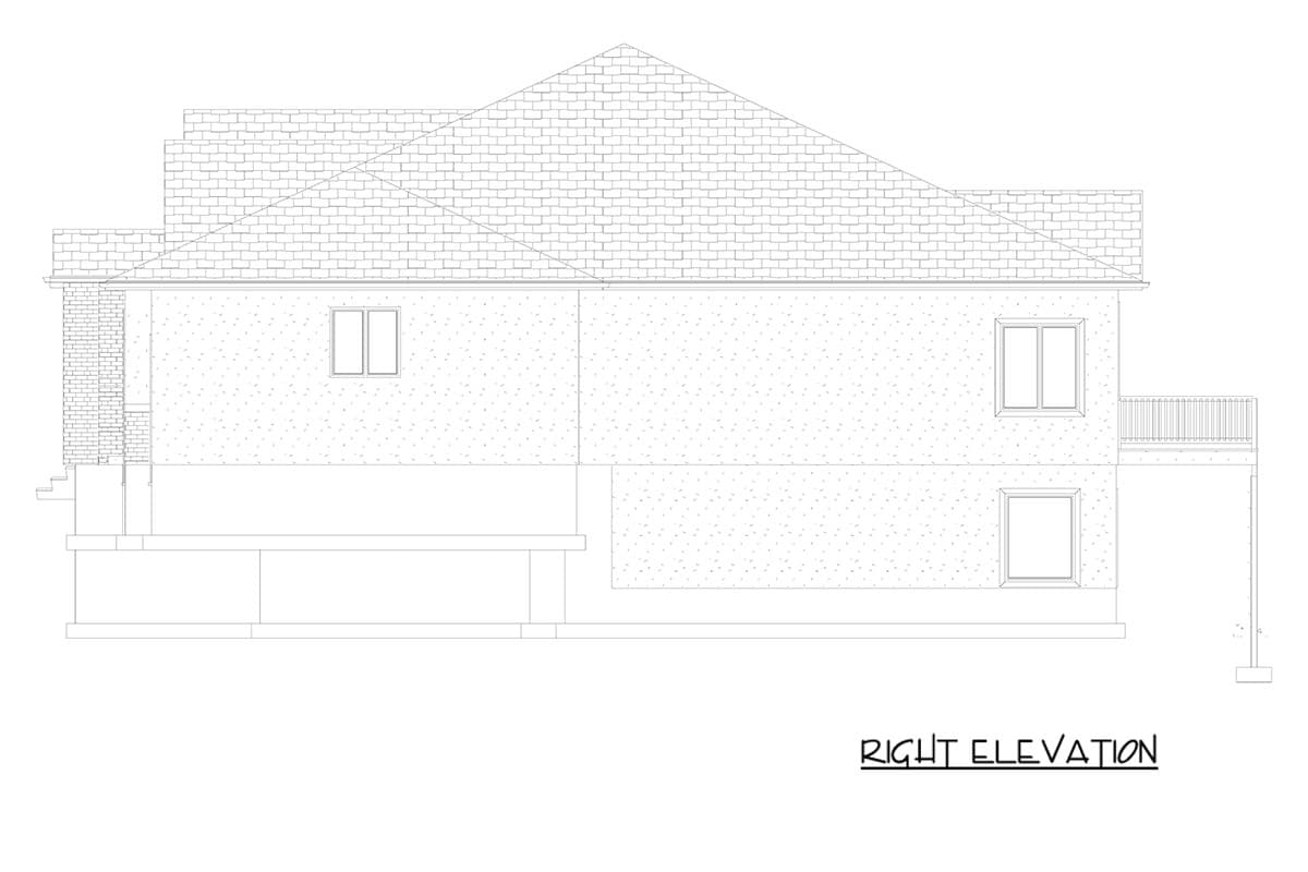 Plan 61771UT: Craftsman Style House Plan with Two Bedrooms and Three Car Garage - Image #26 - Craftsman, Traditional