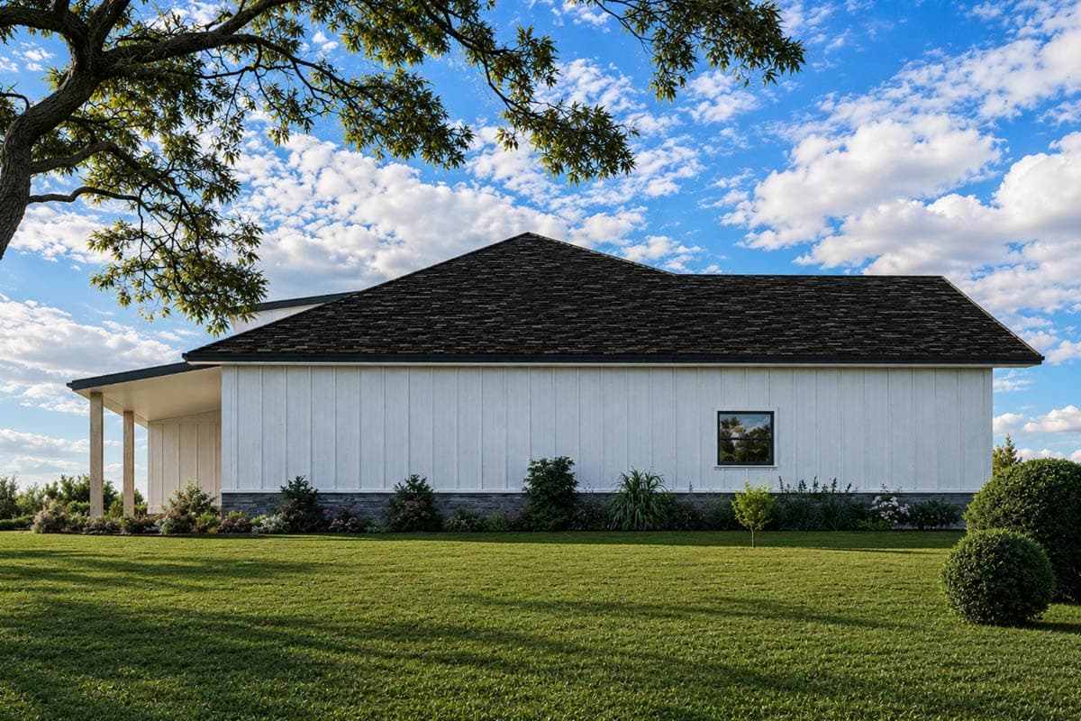 Plan 850058PKE: Farmhouse Style Duplex House Plan with Three Bedrooms - Image #4 - Country, Farmhouse, Ranch