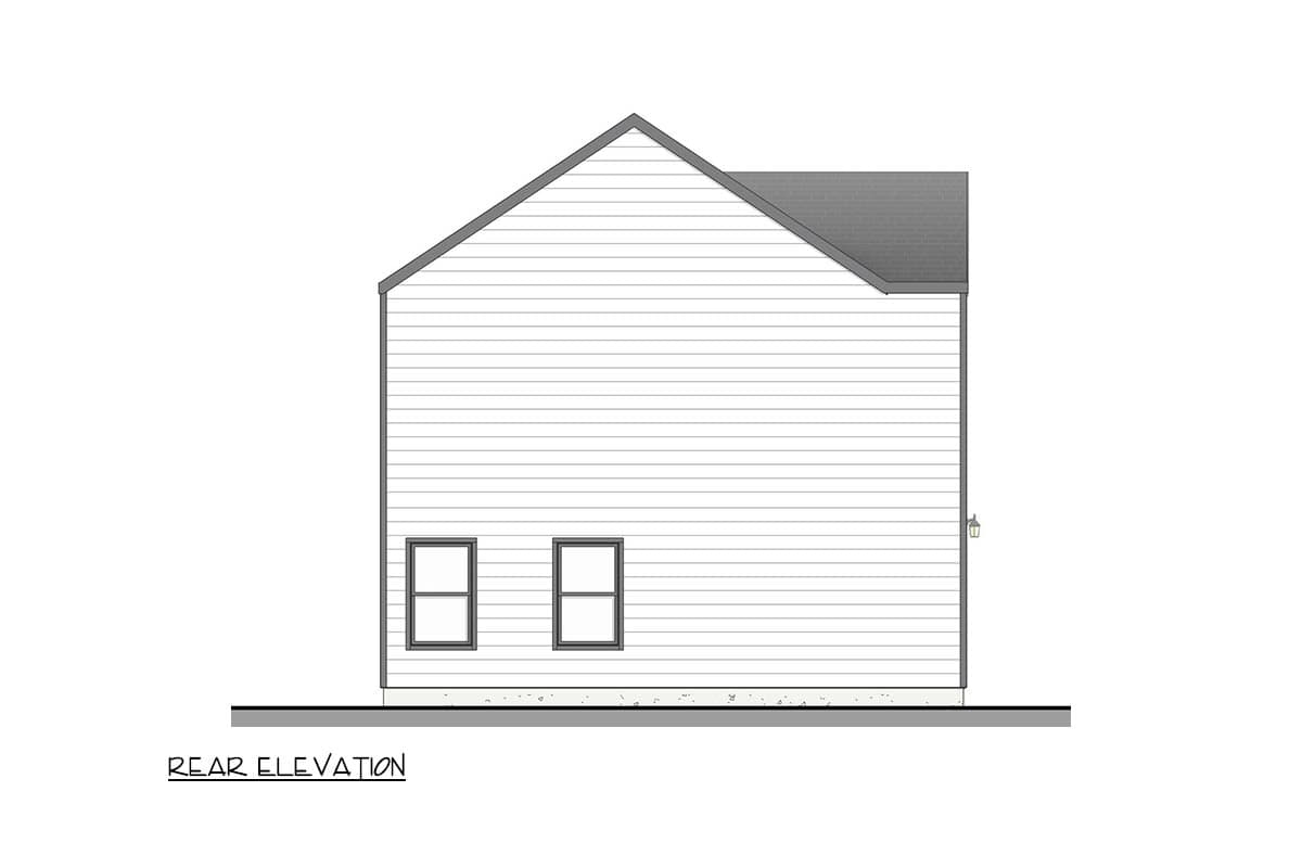 Plan 100377GHR: Contemporary Modern Farmhouse Duplex House Plan with Two Unique Units - Image #3 - Contemporary, Modern, Modern Farmhouse