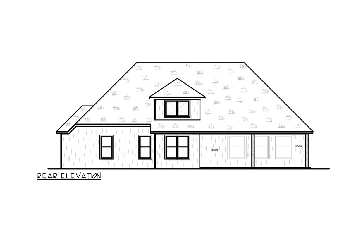 Plan 83974JW: Southern Farmhouse House Plan with Split Bedrooms and Optional Bonus Room - Image #3 - Farmhouse, Southern, Traditional