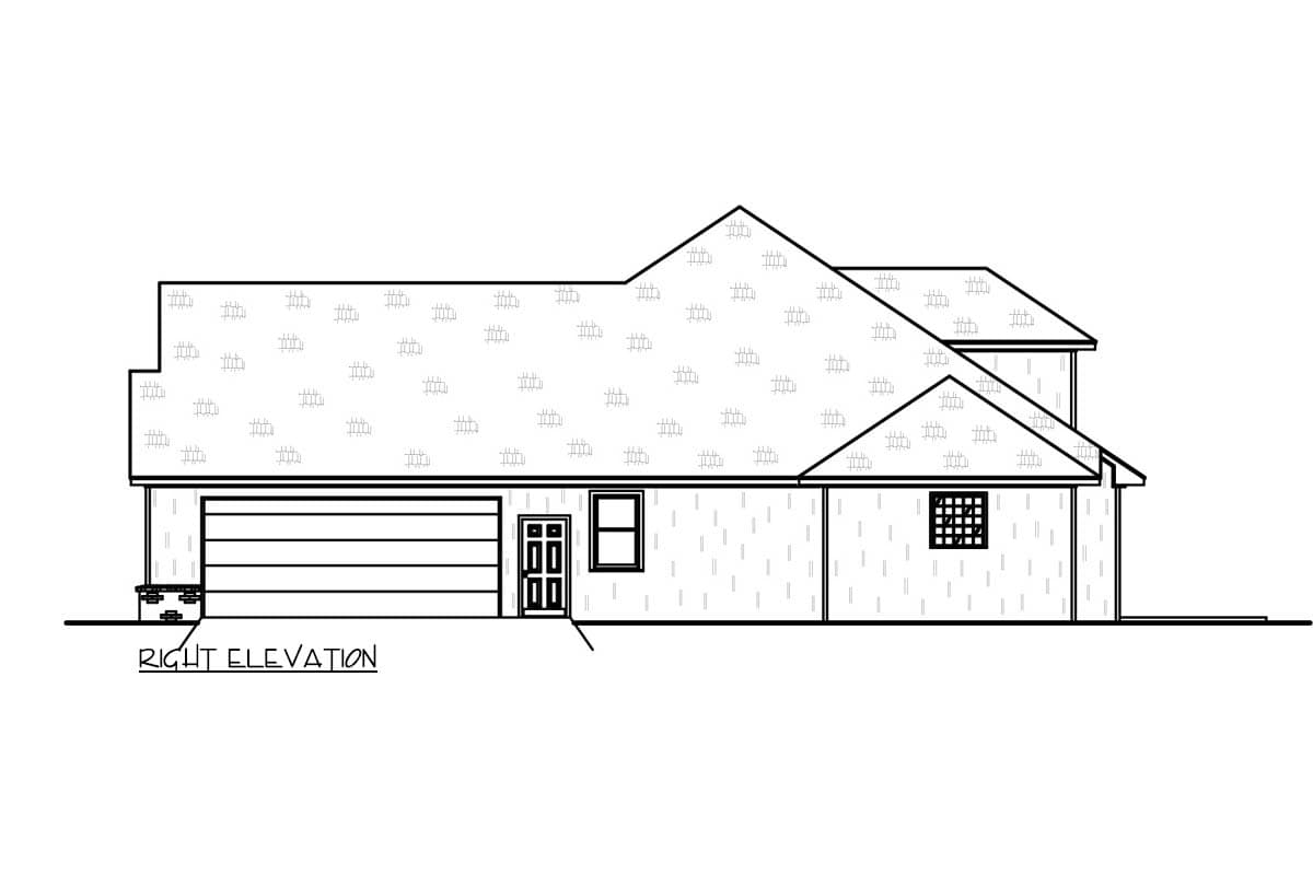 Plan 83974JW: Southern Farmhouse House Plan with Split Bedrooms and Optional Bonus Room - Image #4 - Farmhouse, Southern, Traditional