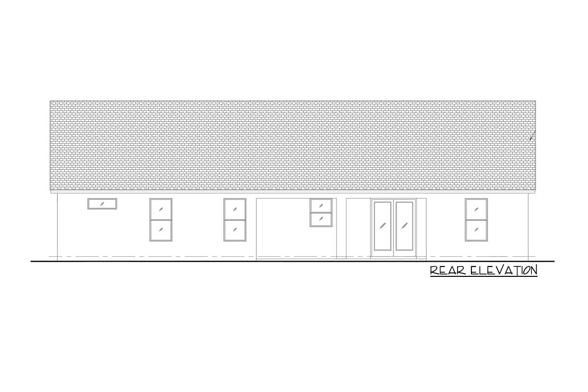 Plan 64344BT: 3-Bed Modern Farmhouse Ranch with Side Entry 2-Car Garage - Image #4 - Cottage, Modern Farmhouse, Ranch, Southern, Traditional