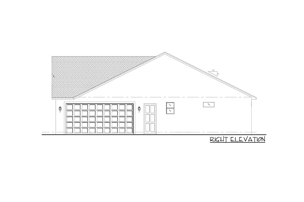 Plan 64344BT: 3-Bed Modern Farmhouse Ranch with Side Entry 2-Car Garage - Image #5 - Cottage, Modern Farmhouse, Ranch, Southern, Traditional