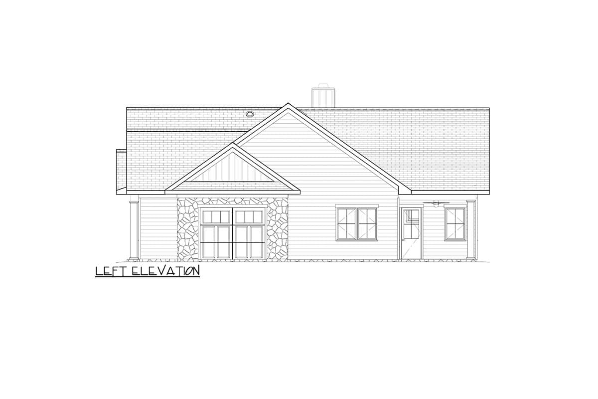 Plan 871900JEN: Country Farmhouse House Plan with Three Bedrooms and Expansive Porches - Image #14 - Cottage, Country, Farmhouse, Ranch