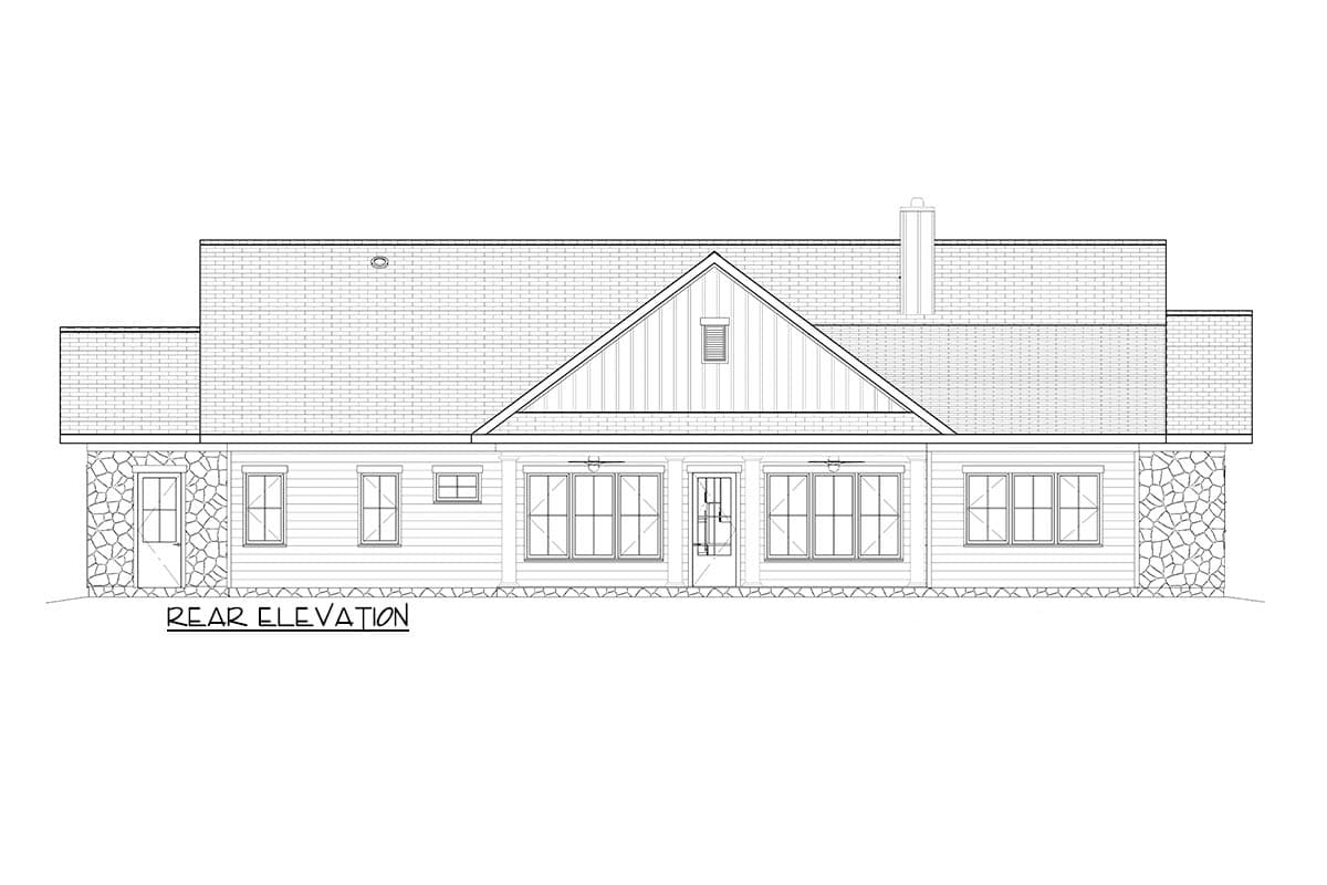 Plan 871900JEN: Country Farmhouse House Plan with Three Bedrooms and Expansive Porches - Image #15 - Cottage, Country, Farmhouse, Ranch