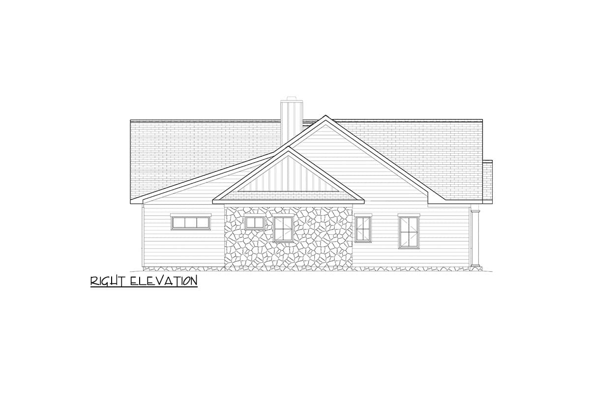 Plan 871900JEN: Country Farmhouse House Plan with Three Bedrooms and Expansive Porches - Image #16 - Cottage, Country, Farmhouse, Ranch