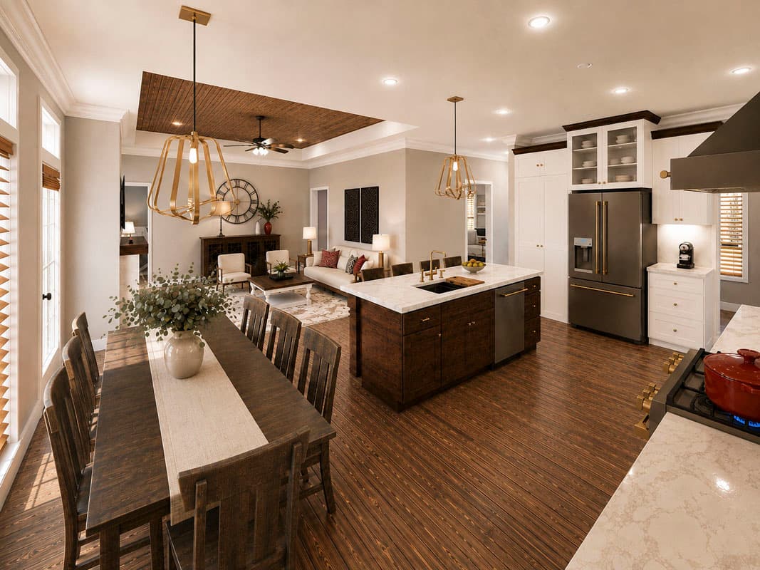 Plan 25089DH: Modern Farmhouse House Plan with 4 Bedrooms and 2-Car Garage - Image #9 - Country, Modern Farmhouse, New American