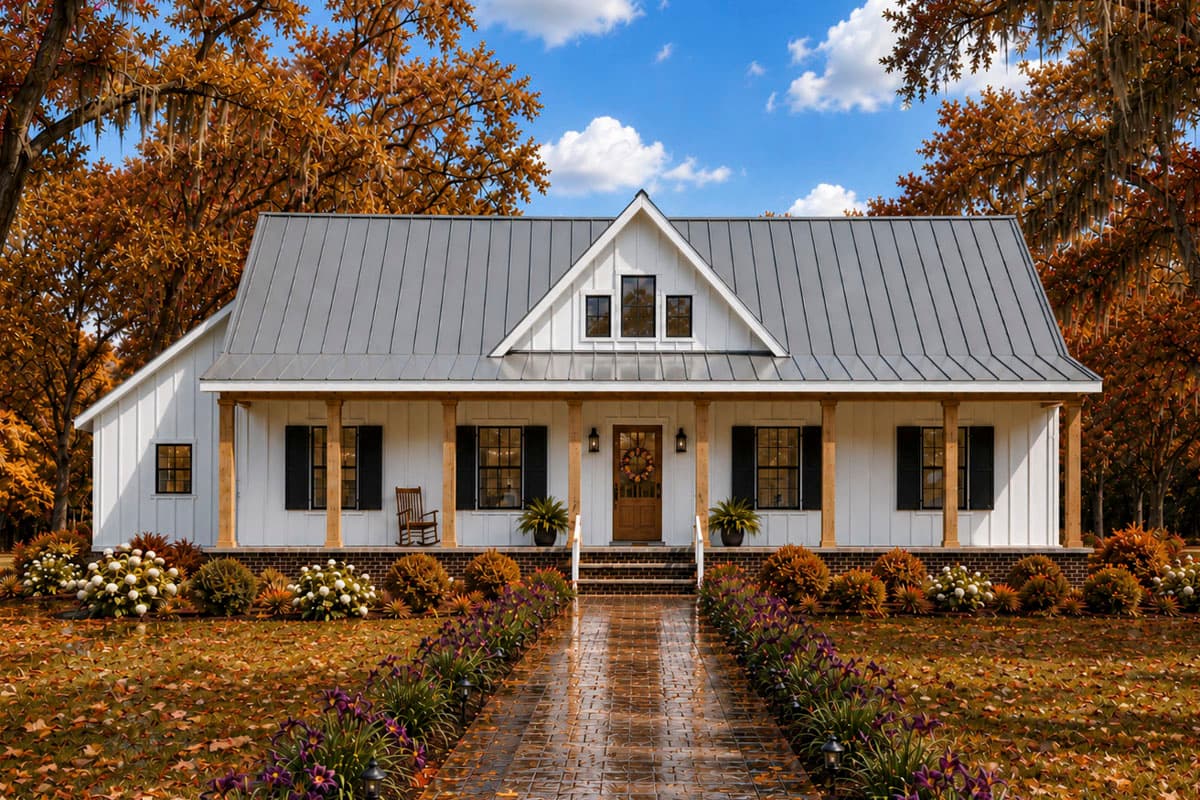 Plan 25089DH: Modern Farmhouse House Plan with 4 Bedrooms and 2-Car Garage - Image #7 - Country, Modern Farmhouse, New American