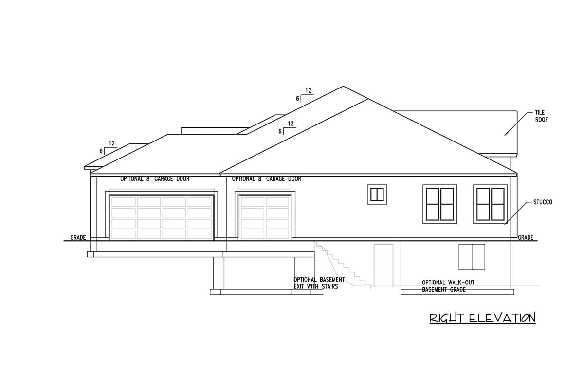 Plan 849173PGE: Elegant European Style House Plan with Three Bedrooms and Three-Car Garage - Image #6 - European, French Country, Traditional