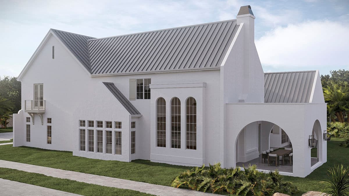 Plan 623673DJ: Coastal Contemporary House Plan with Four Bedrooms and Two-Story Great Room - Image #7 - Coastal Contemporary, Contemporary, Florida-Style