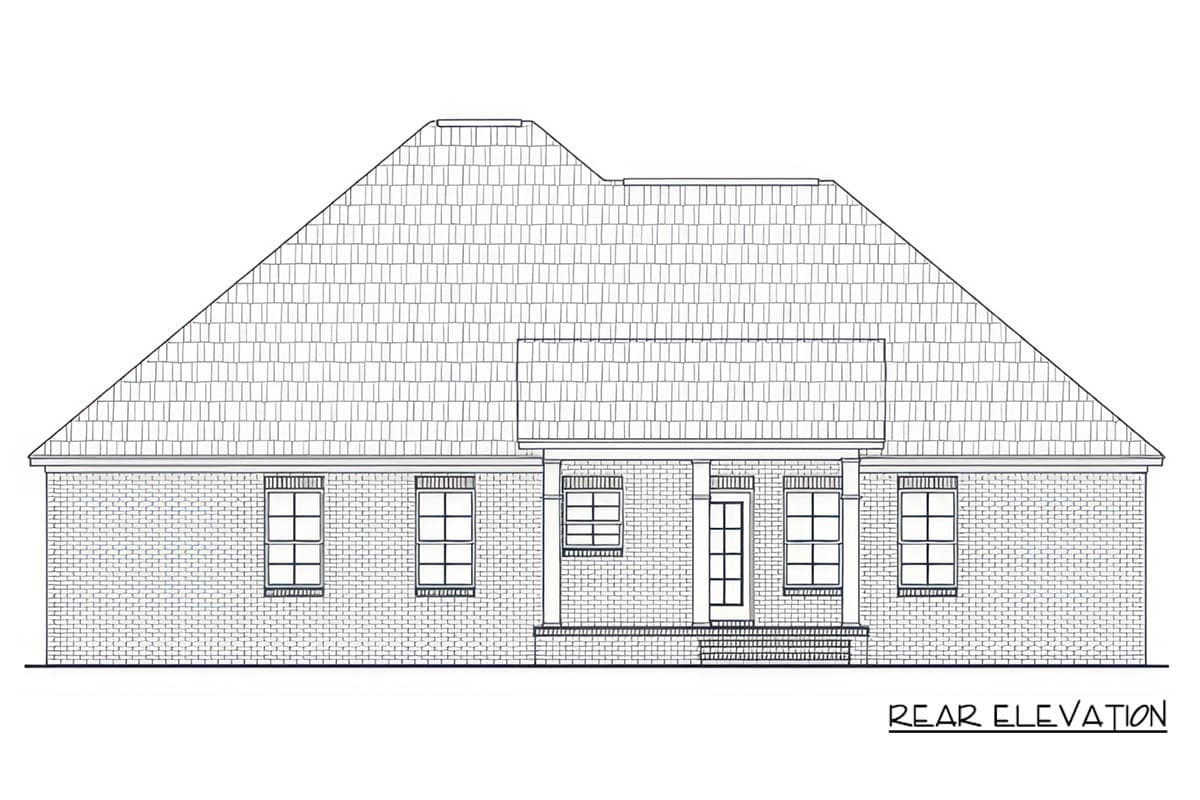 Plan 51404MM: Modern Farmhouse House Plan with 4 Bedrooms and 2-Car Garage - Image #3 - Modern Farmhouse, Ranch, Traditional