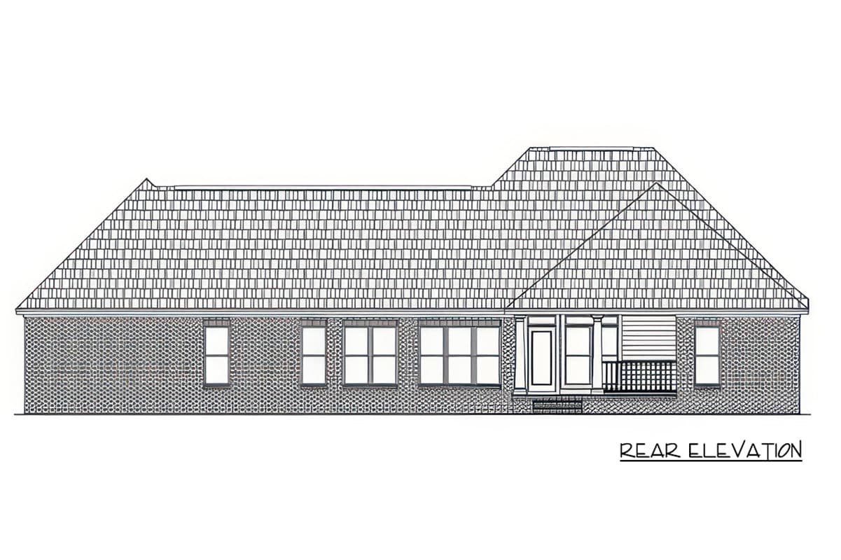 Plan 51406MM: European Farmhouse House Plan with Three Bedrooms and Bonus Room - Image #4 - European, Farmhouse, Ranch