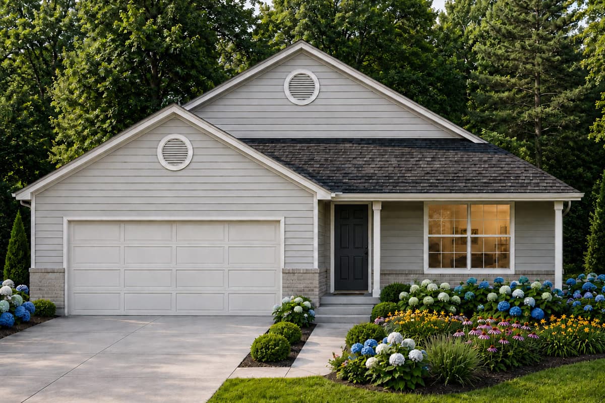 Plan image - 849174PGE:Three Bedroom Traditional House Plan with Two Car Garage