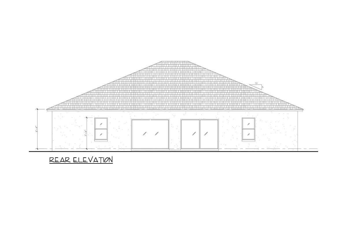 Plan 64345BT: Charming Craftsman Duplex House Plan with Three Bedrooms and Attached Garages - Image #3 - Craftsman, Traditional