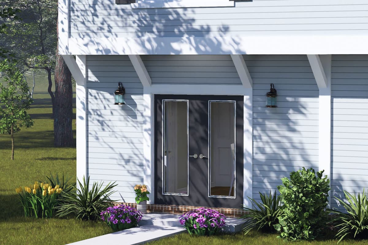Plan 52593WM: Craftsman Duplex House Plan with Two Bedrooms and Two Bathrooms - Image #8 - Craftsman, Traditional