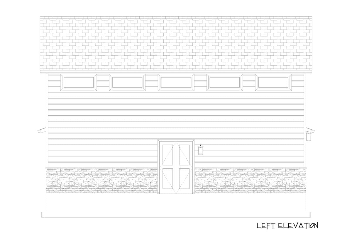 Plan 61772UT: Versatile RV Garage Plan Featuring 717 Square Foot Living Space - Image #18 - Traditional