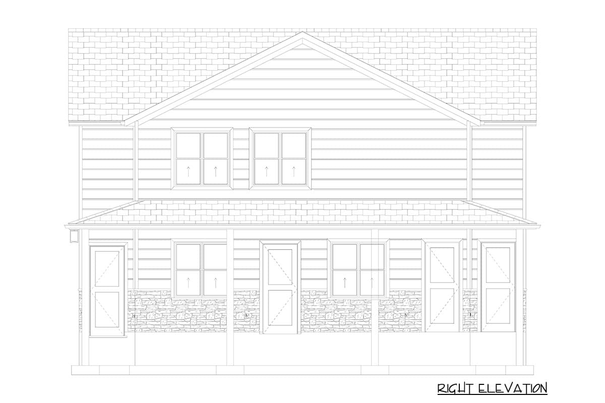 Plan 61772UT: Versatile RV Garage Plan Featuring 717 Square Foot Living Space - Image #20 - Traditional