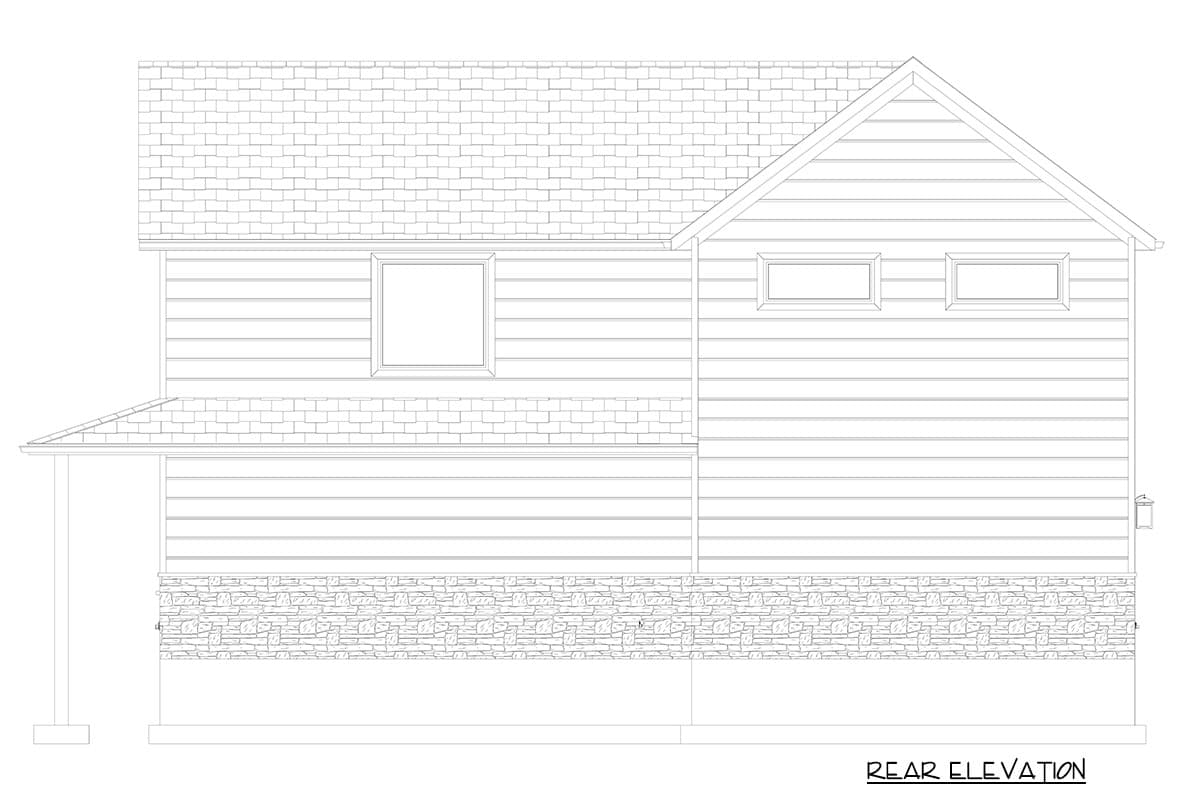 Plan 61772UT: Versatile RV Garage Plan Featuring 717 Square Foot Living Space - Image #19 - Traditional