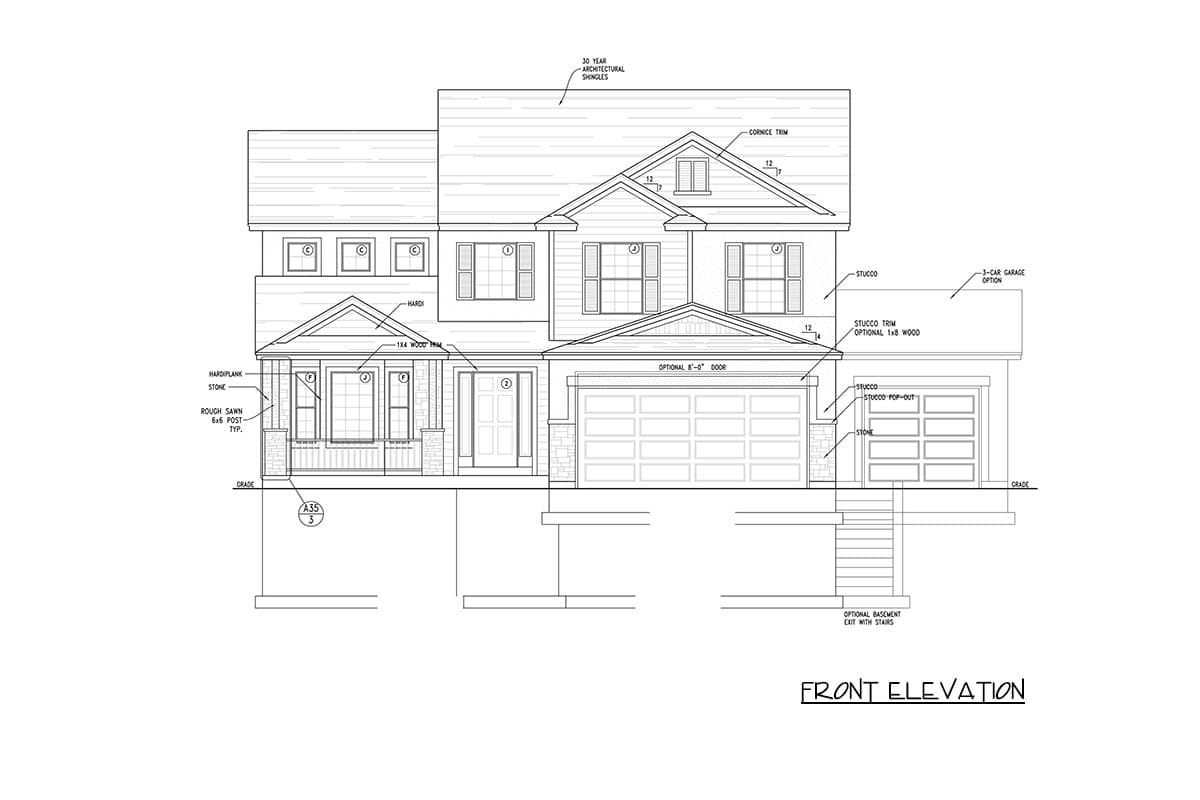 Plan 849177PGE: Traditional Craftsman House Plan with 5 Bedrooms and 2,182 Square Feet - Image #3 - Country, Craftsman, Farmhouse, Traditional