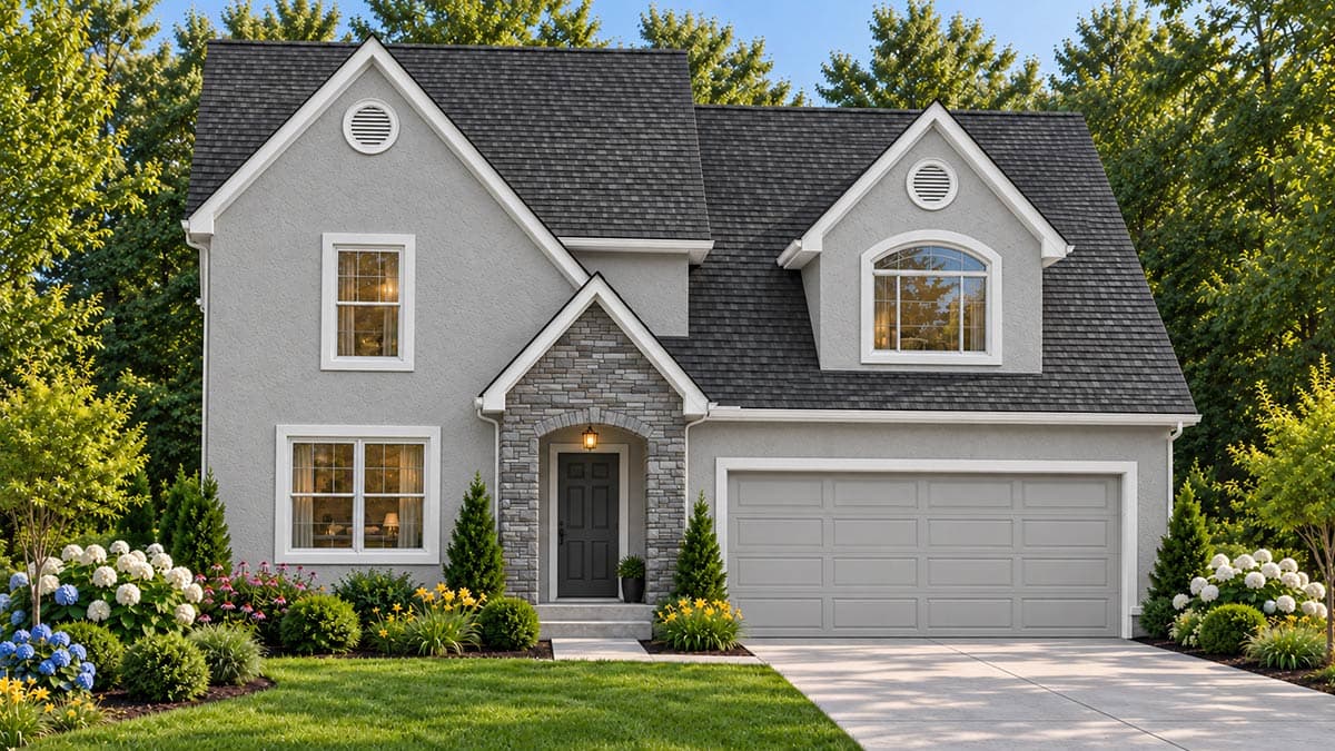 Plan 849179PGE: Traditional House Plan with Four Bedrooms and Two-Car Garage - Image #2 - Country, Traditional