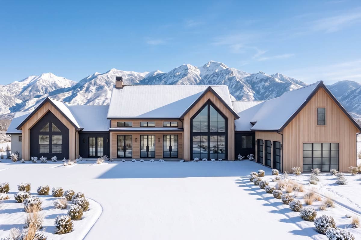 Plan 818220JSS: Transitional Farmhouse House Plan with 4 Bedrooms and Expansive Living Spaces - Image #5 - Hill Country, Modern, Modern Farmhouse, Mountain, Scandinavian, Transitional