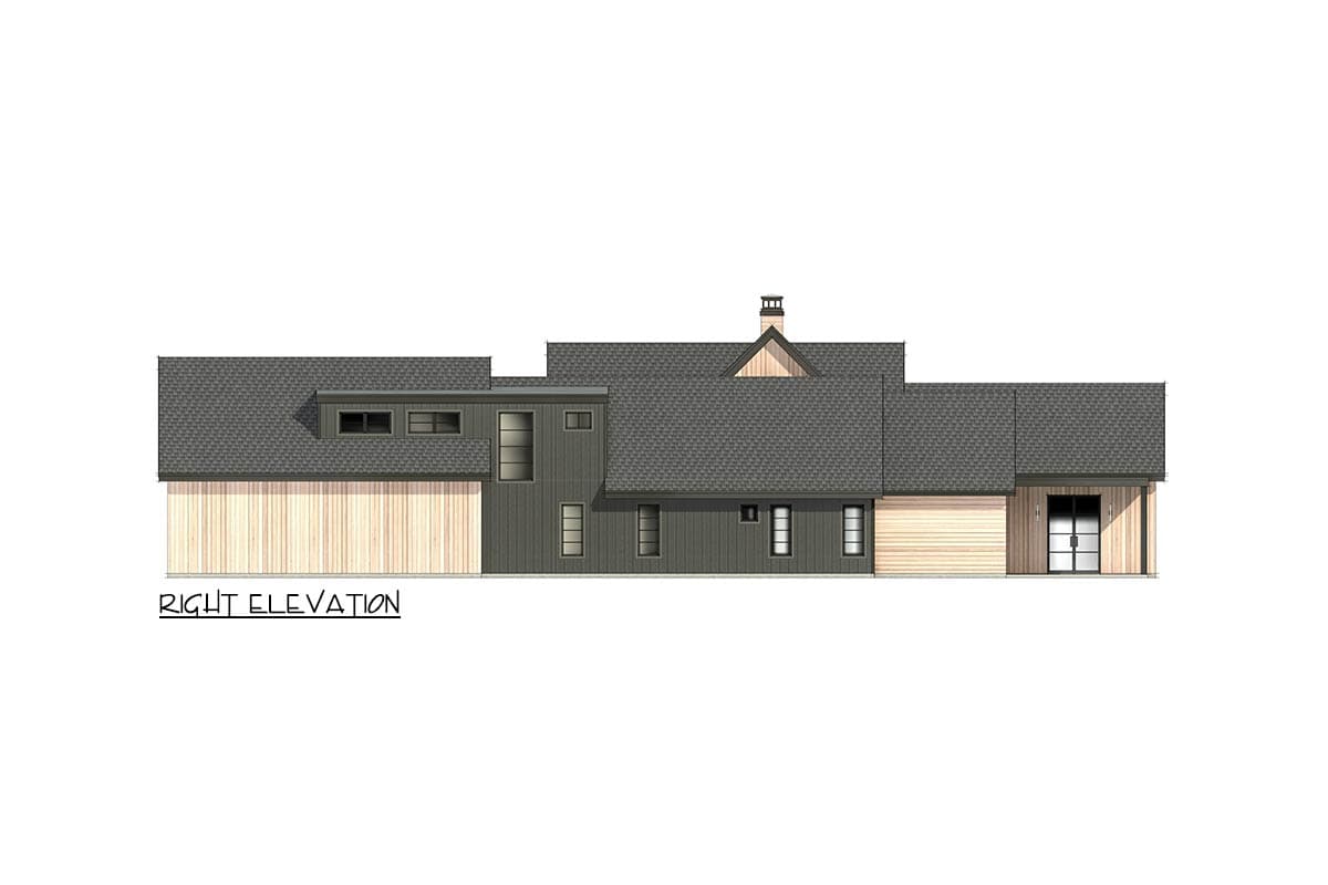 Plan 818220JSS: Transitional Farmhouse House Plan with 4 Bedrooms and Expansive Living Spaces - Image #9 - Hill Country, Modern, Modern Farmhouse, Mountain, Scandinavian, Transitional
