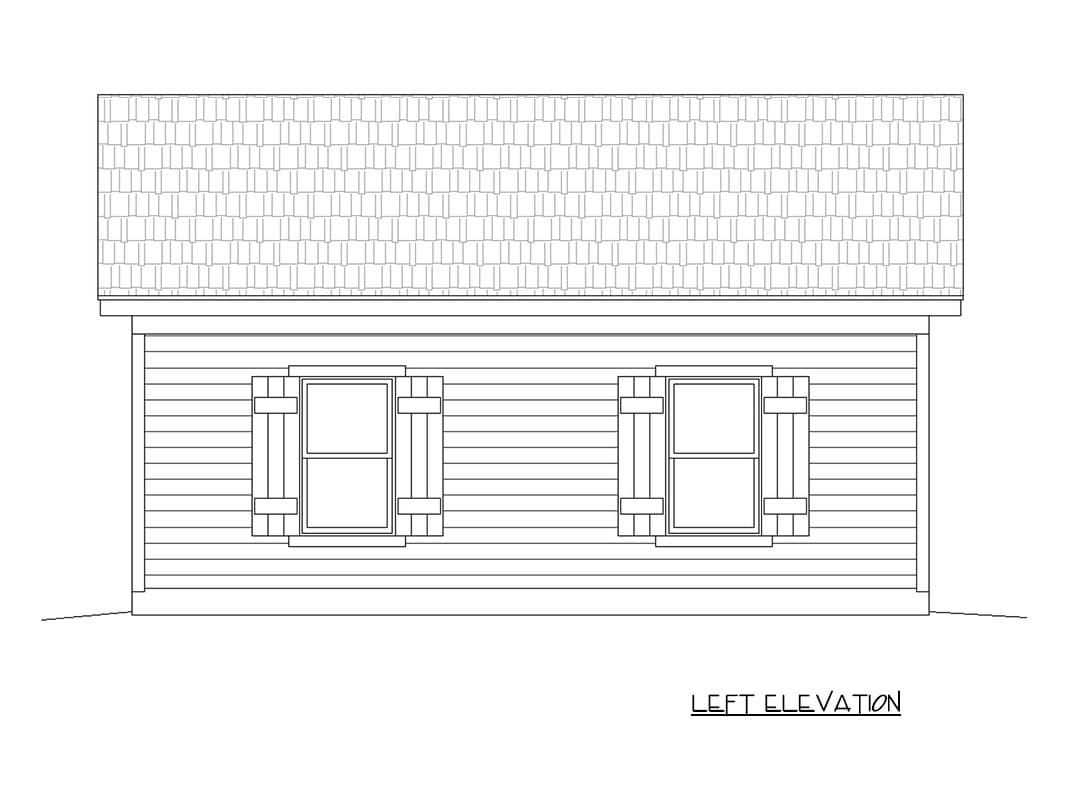 Plan 680701VR: Two-Car Detached Garage House Plan with Classic Board-and-Batten Siding - Image #3 - Country, Traditional