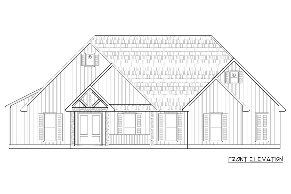 Plan 170025ADS: New American Farmhouse House Plan with 3 Bedrooms and 2120 Square Feet - Image #2 - Craftsman, Farmhouse, Modern Farmhouse, New American