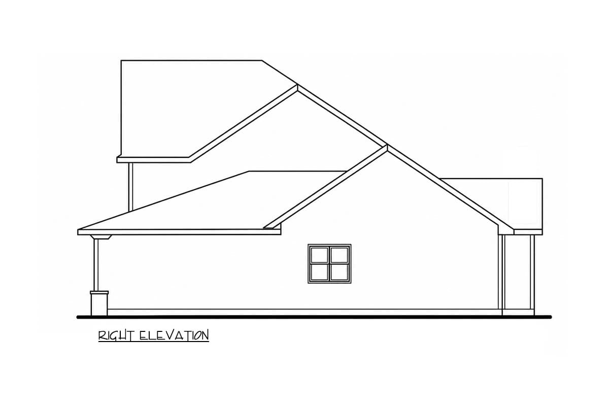 Plan 42782DB: Modern Farmhouse House Plan with 3-4 Bedrooms and Two-Story Great Room - Image #5 - Country, Farmhouse, Modern Farmhouse, New American