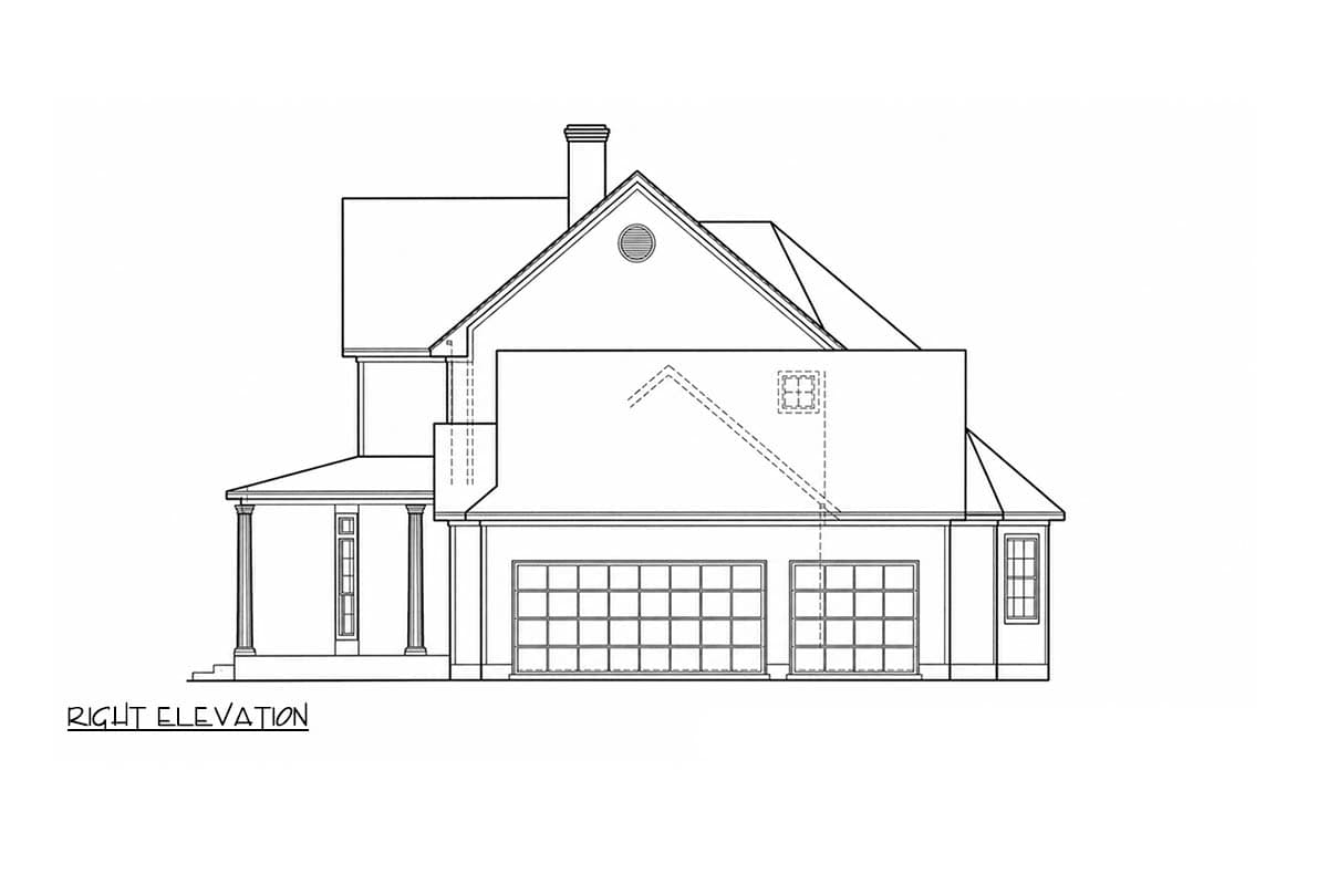 Plan 42784DB: Modern Farmhouse House Plan with 3 Bedrooms and Wraparound Porch - Image #4 - Farmhouse, Modern Farmhouse, New American