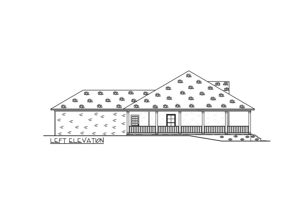 Plan 83975JW: Southern Farmhouse House Plan with Three Bedrooms and Wraparound Porch - Image #3 - Farmhouse, Modern Farmhouse, Southern, Traditional